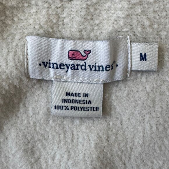 Vineyard Vines Women's Fleece Vest in Cream/Off White Size Medium - Picture 6 of 7